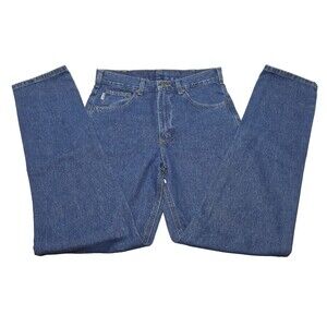 Carhartt B17 DST Jeans Mens 33x36 Blue Relaxed Fit Tapered Leg Denim Workwear